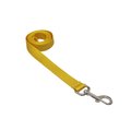 Sassy Dog Wear Nylon Webbing Dog Leash Yellow Medium SOLID YELLOW MED-L